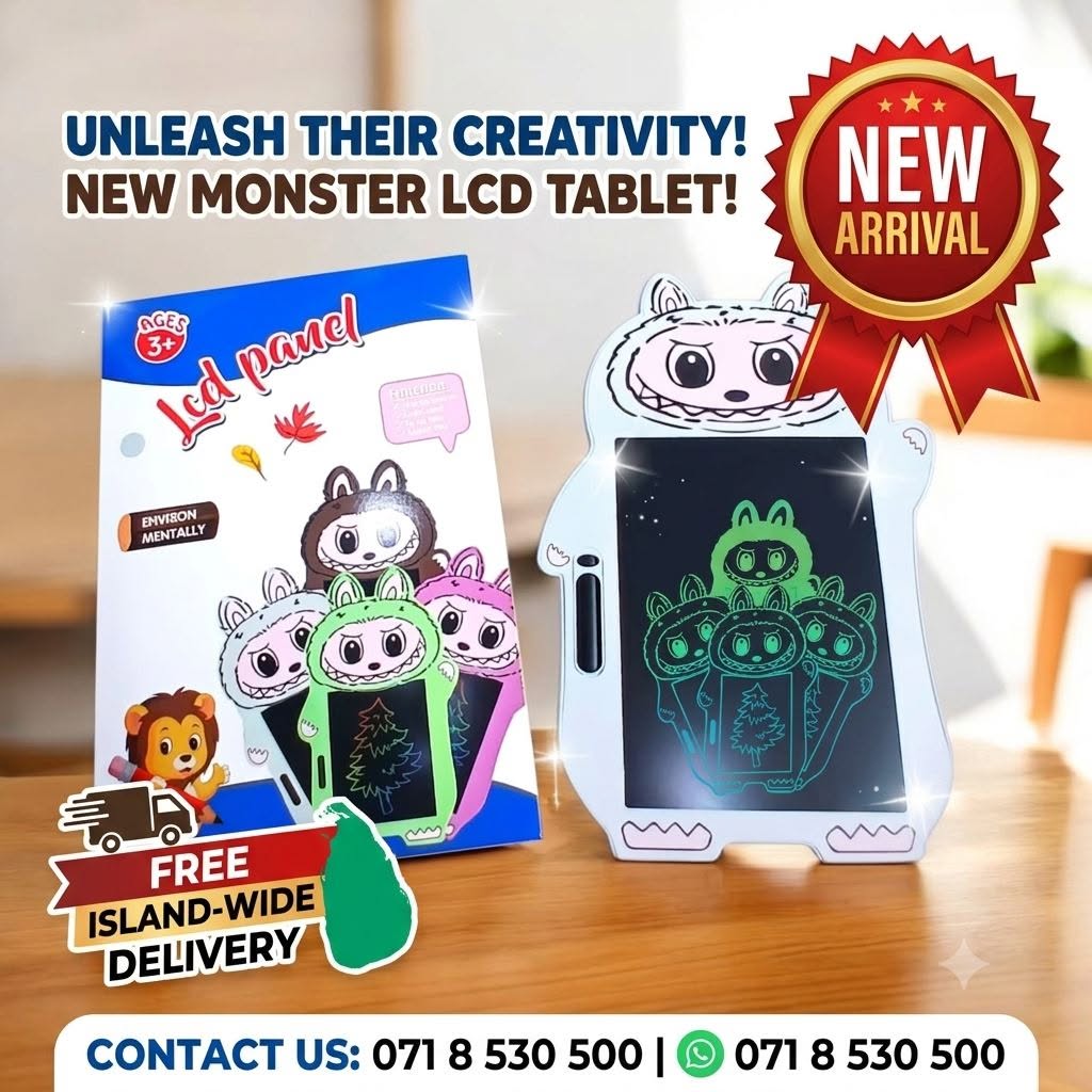 Monster Cartoon LCD Writing & Drawing Tablet